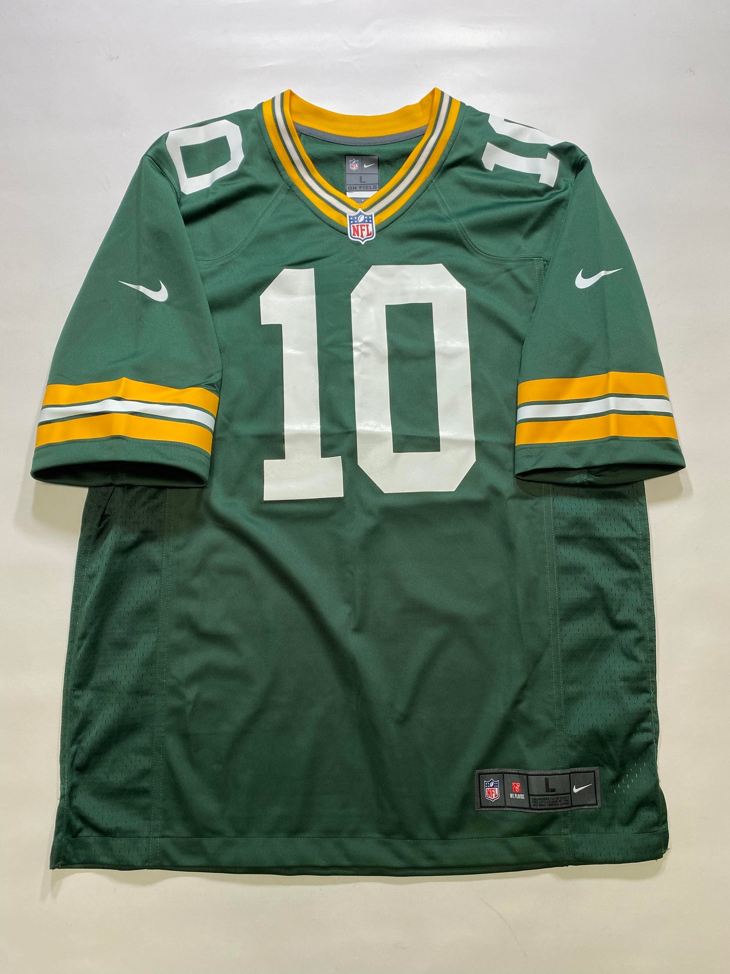 Green Bay Packers #10 Jordan Love Nike Game Jersey - Mens Large