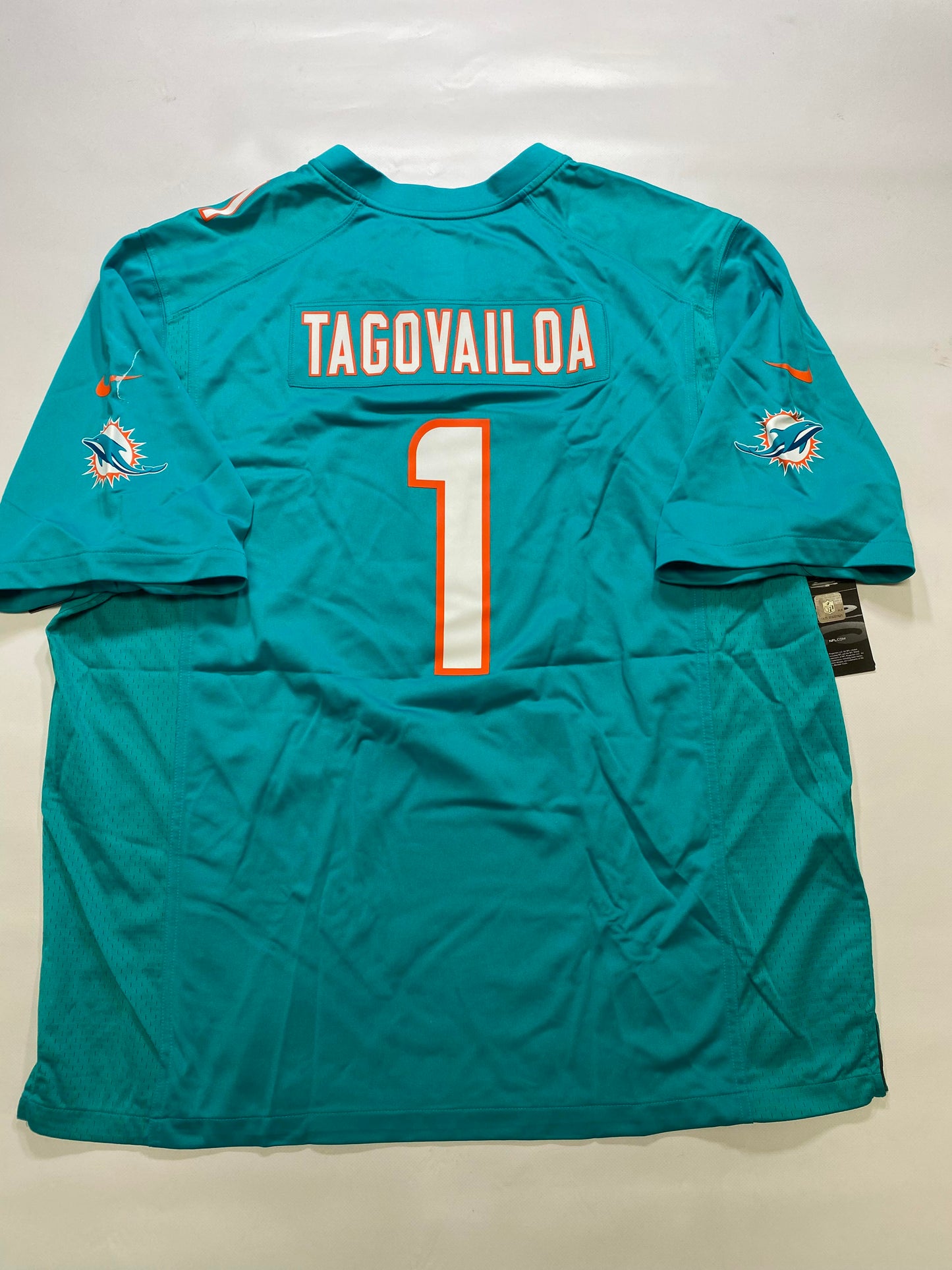 Miami Dolphins #1 Tua Tagovailoa Nike Game Jersey - Mens 3XL