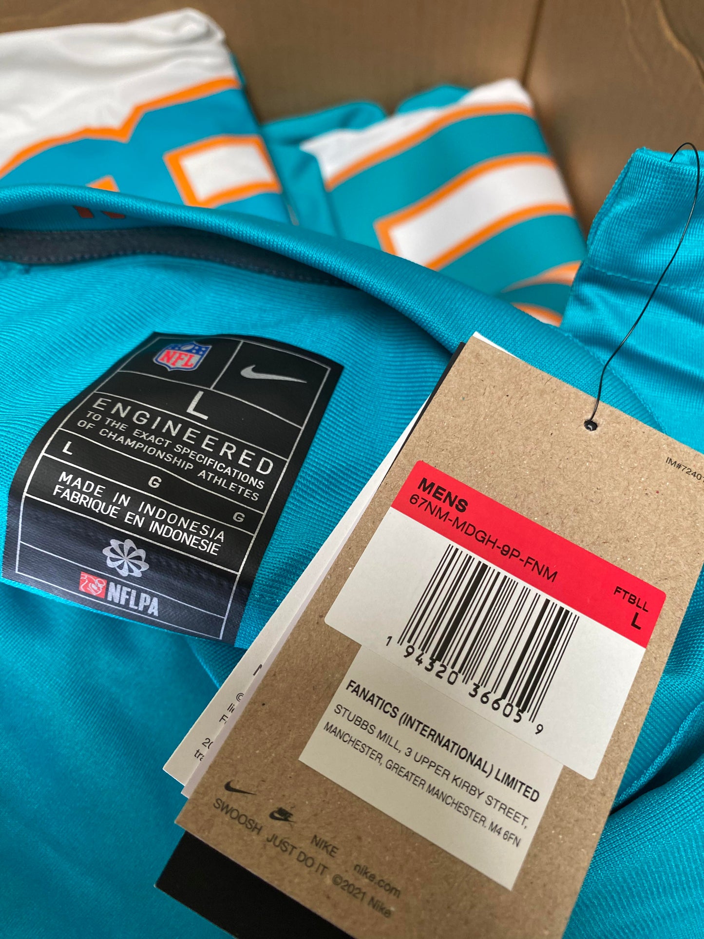 Miami Dolphins #10 Tyreek Hill Nike Game Jersey - Mens Large