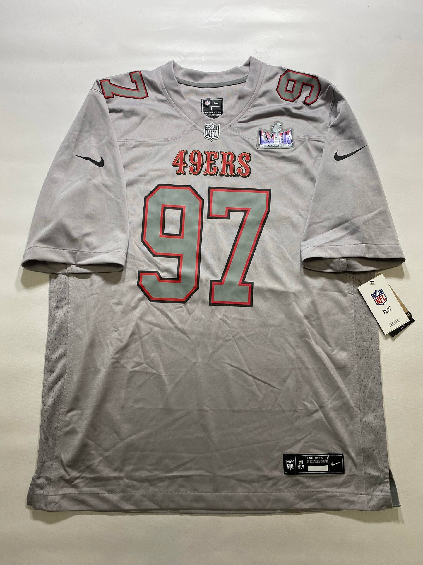 San Francisco 49ers #97 Nick Bosa Nike Game Jersey - Mens Large