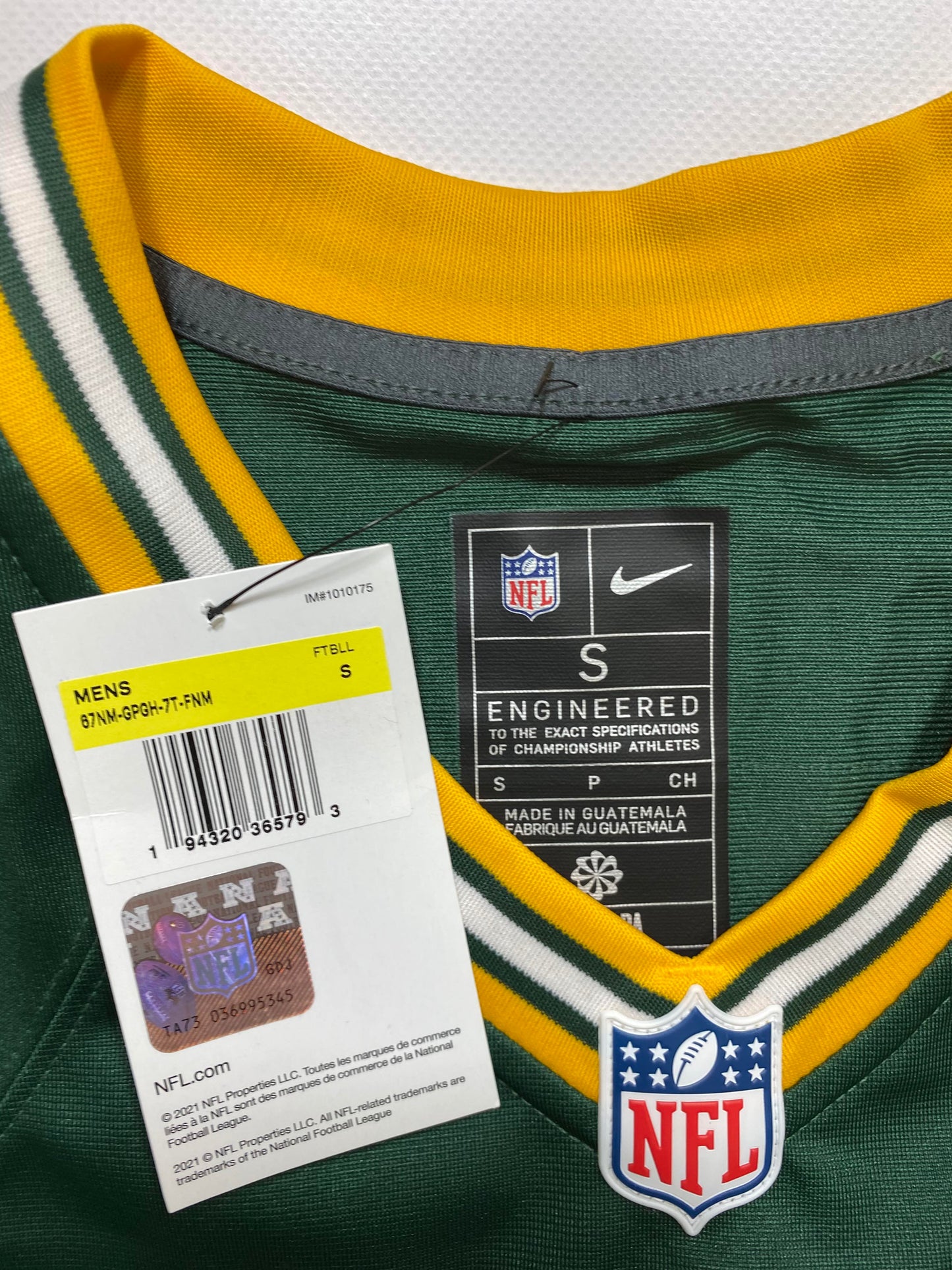 Green Bay Packers #10 Jordan Love Nike Game Jersey - Mens Small