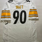 Pittsburgh Steelers #90 T. J. Watt Nike Game Jersey - Mens Large