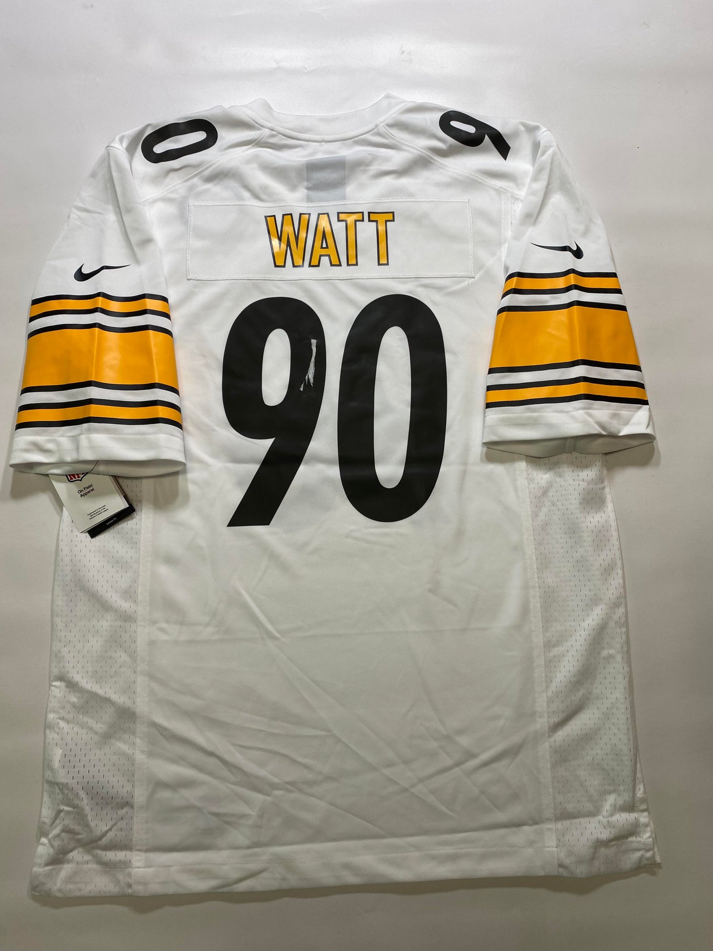 Pittsburgh Steelers #90 T. J. Watt Nike Game Jersey - Mens Large