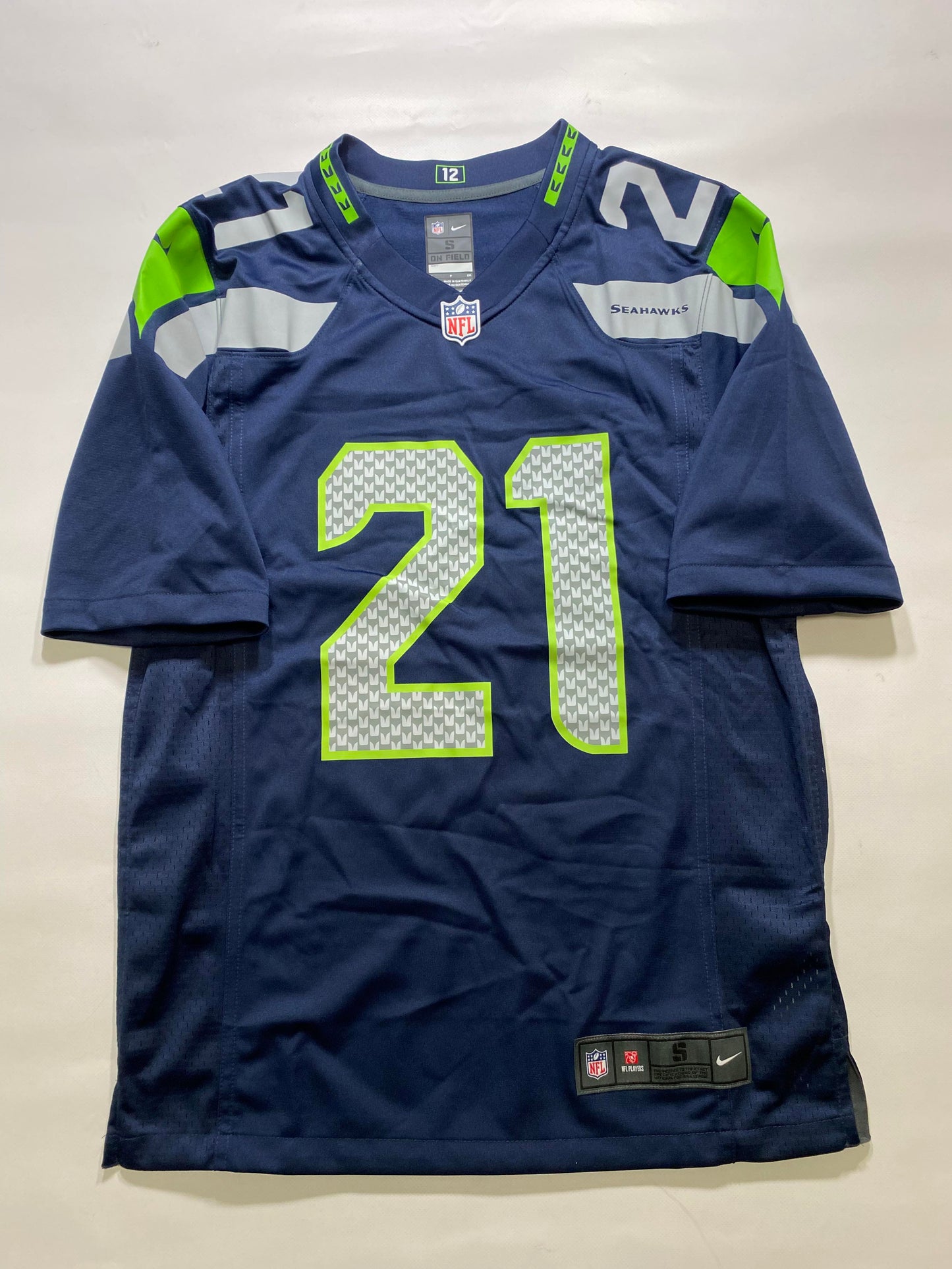 Seattle Seahawks #21 Devon Witherspoon Nike Game Jersey - Mens Small