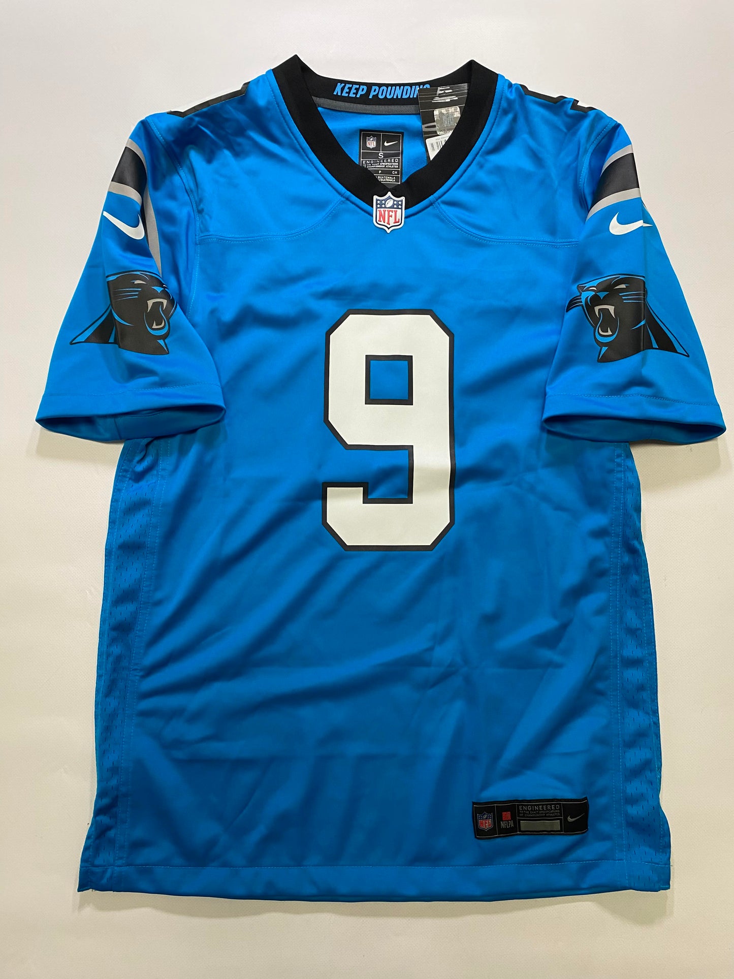 Carolina Panthers #9 Bryce Young Nike Game Jersey - Mens Medium