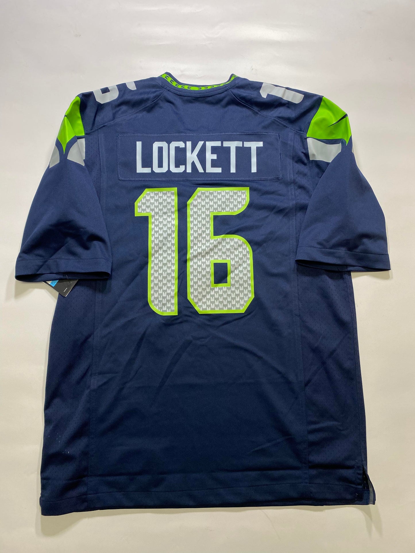 Seattle Seahawks #16 Tyler Lockett Nike Game Jersey - Mens Medium