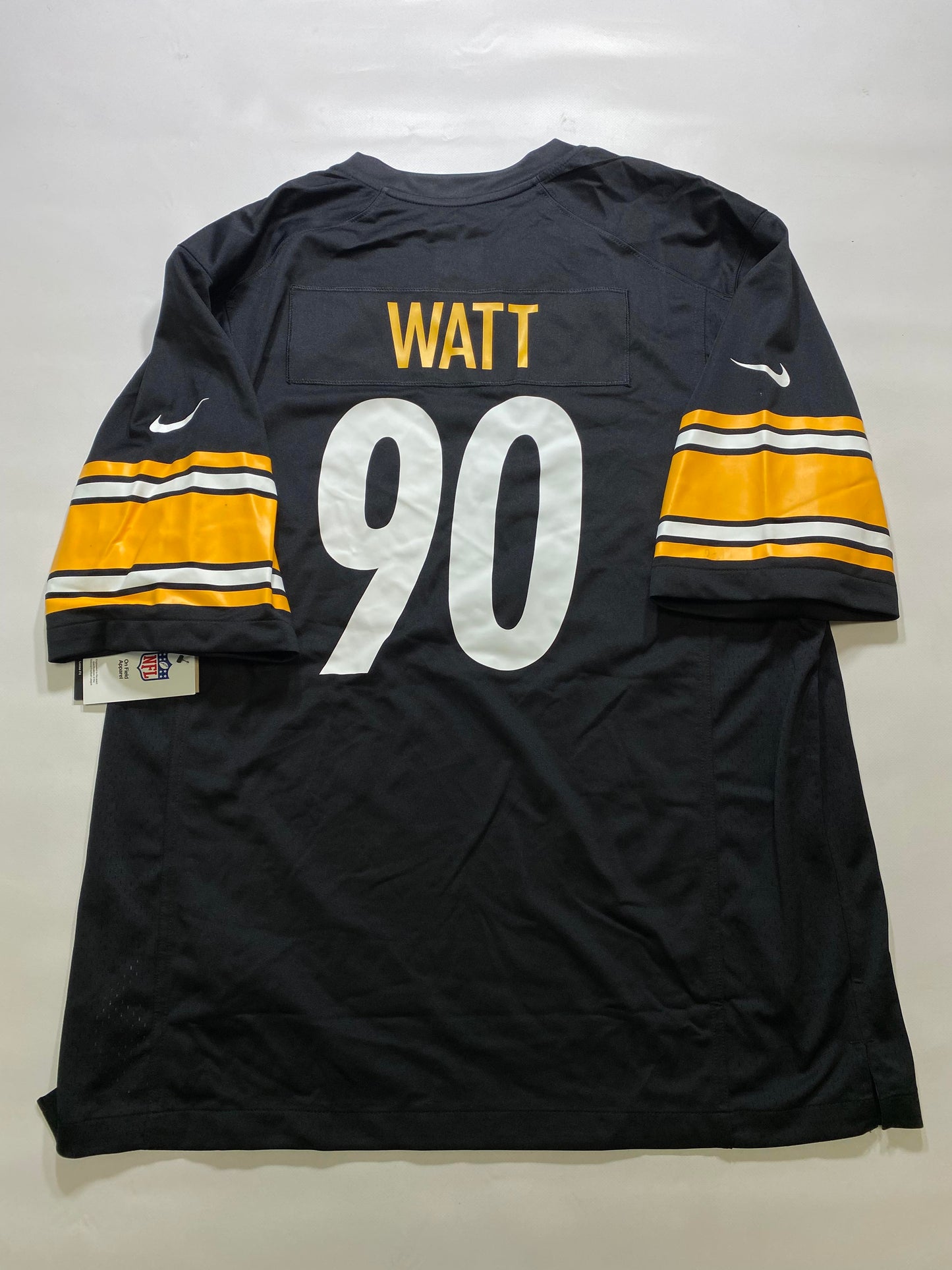 Pittsburgh Steelers #90 T. J. Watt Nike Game Jersey - Mens 2XL