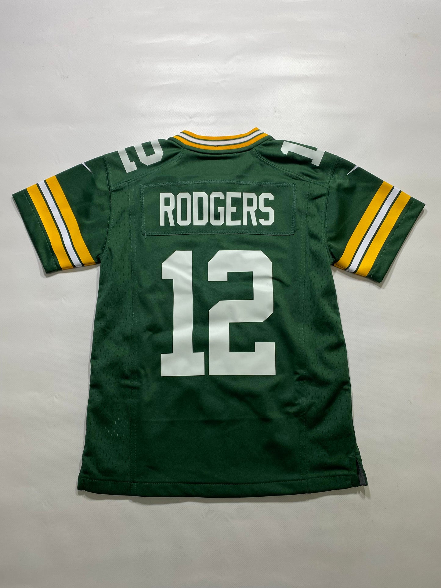 Green Bay Packers #12 Aaron Rodgers Nike Game Jersey - Youth Small