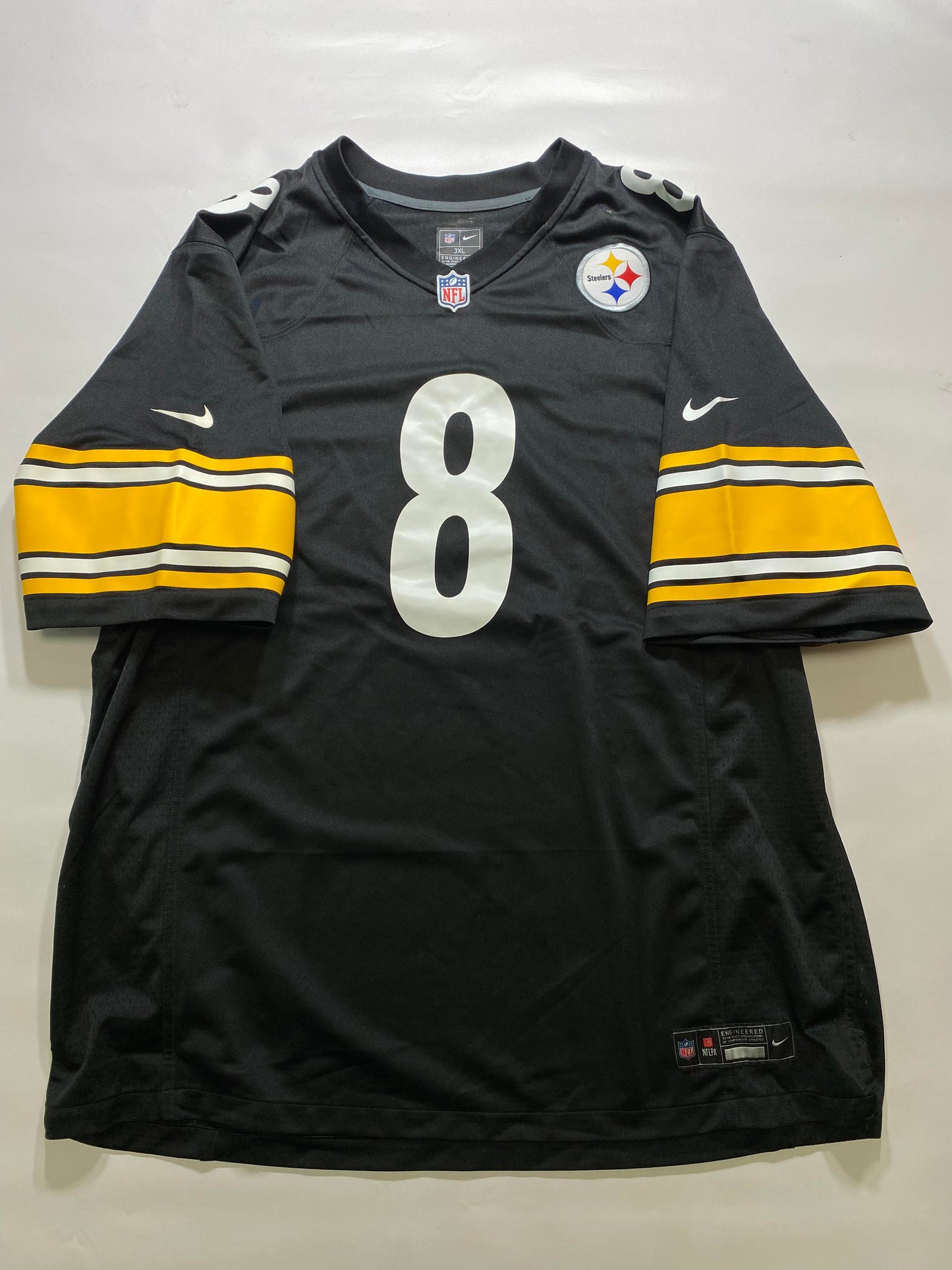 Pittsburgh Steelers #8 Kenny Pickett Nike Game Jersey - Mens 3XL