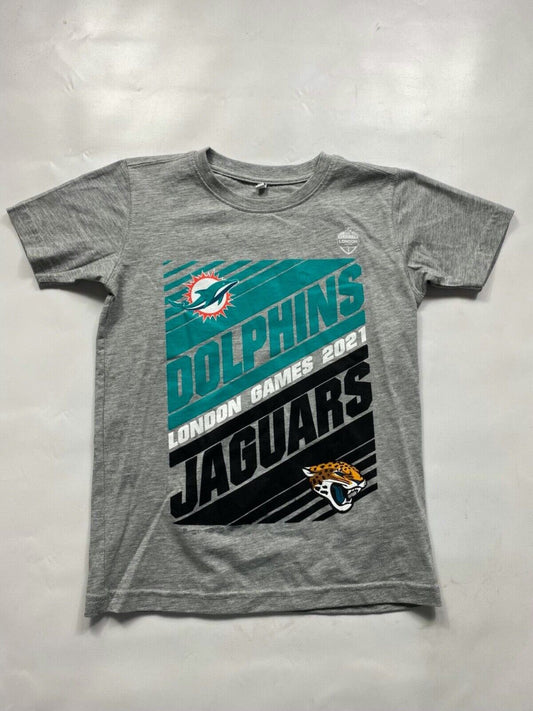 2021 London Games Miami Dolphins vs Jacksonville Jaguars Youth NFL Team Apparel - American Sports Jerseys