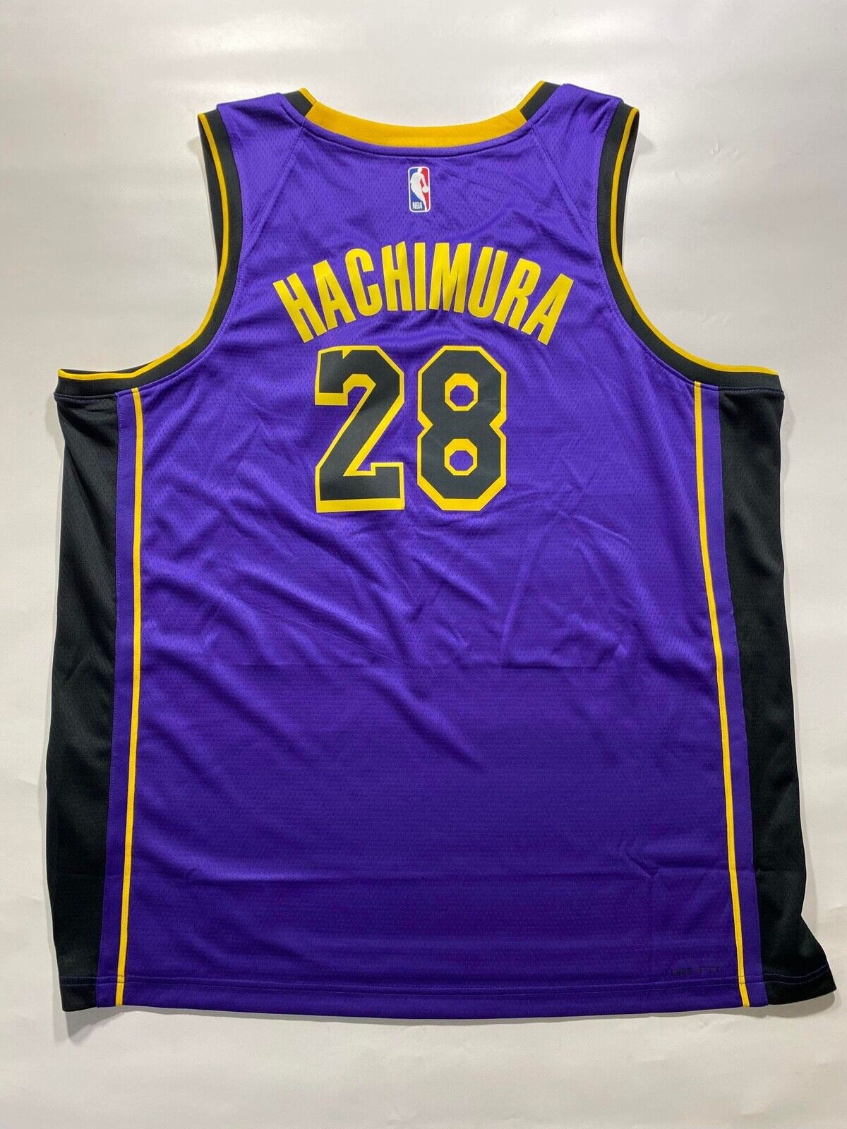 Los Angeles Lakers #28 Rui Hachimura Nike NBA Statement Jersey - Mens XXL