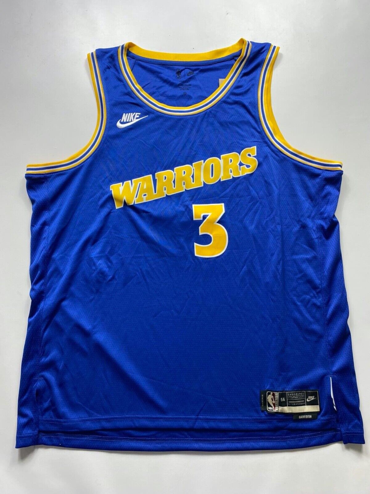 Golden State Warriors #3 Jordan Poole Nike NBA Classic Jersey - Mens 2XL - American Sports Jerseys