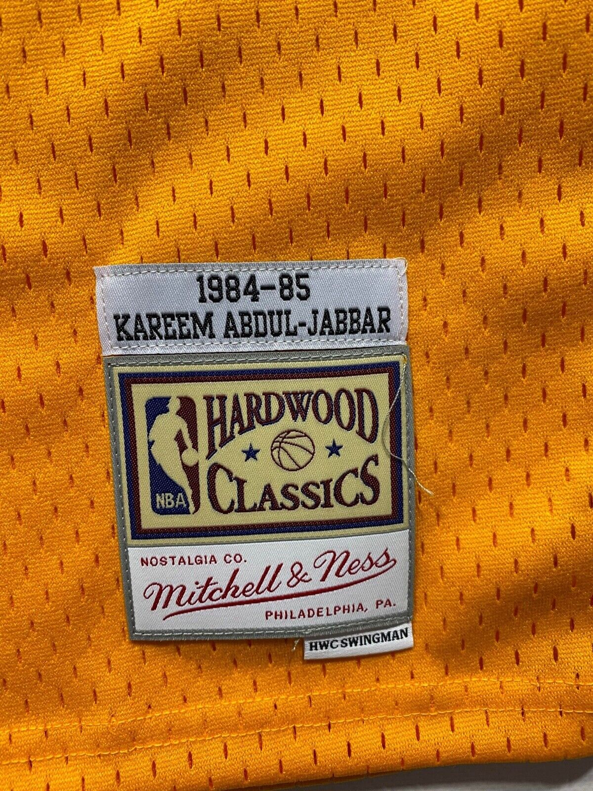 Los Angeles Lakers Mitchell and Ness Hardwood Classics NBA Jersey - Youth Large