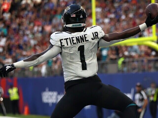 Jacksonville Jaguars #1 Travis Etienne Jr Nike NFL Game Jersey - Mens 3XL - American Sports Jerseys