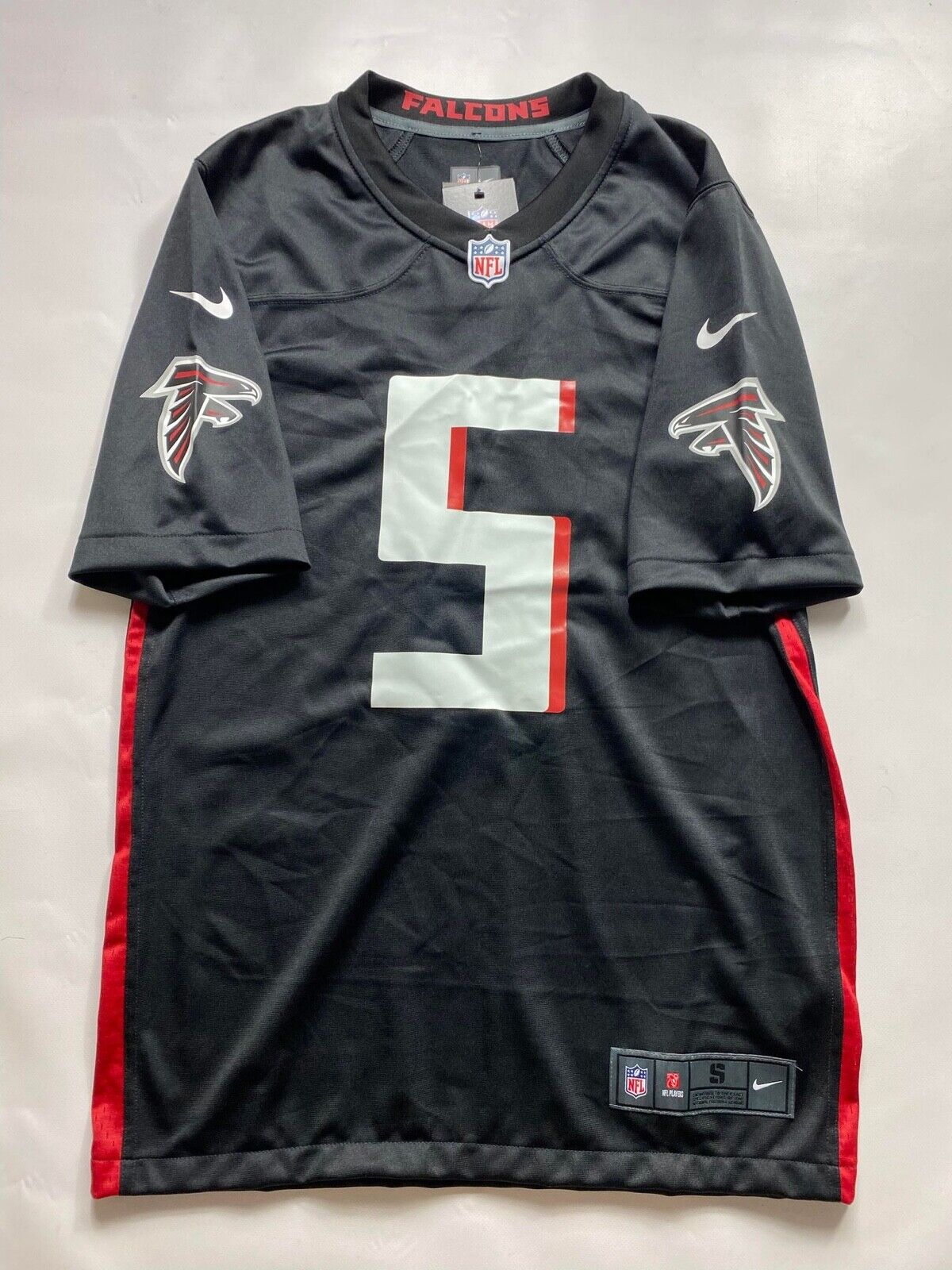 Atlanta Falcons #5 Drake London Nike NFL Game Jersey - Mens Small - American Sports Jerseys