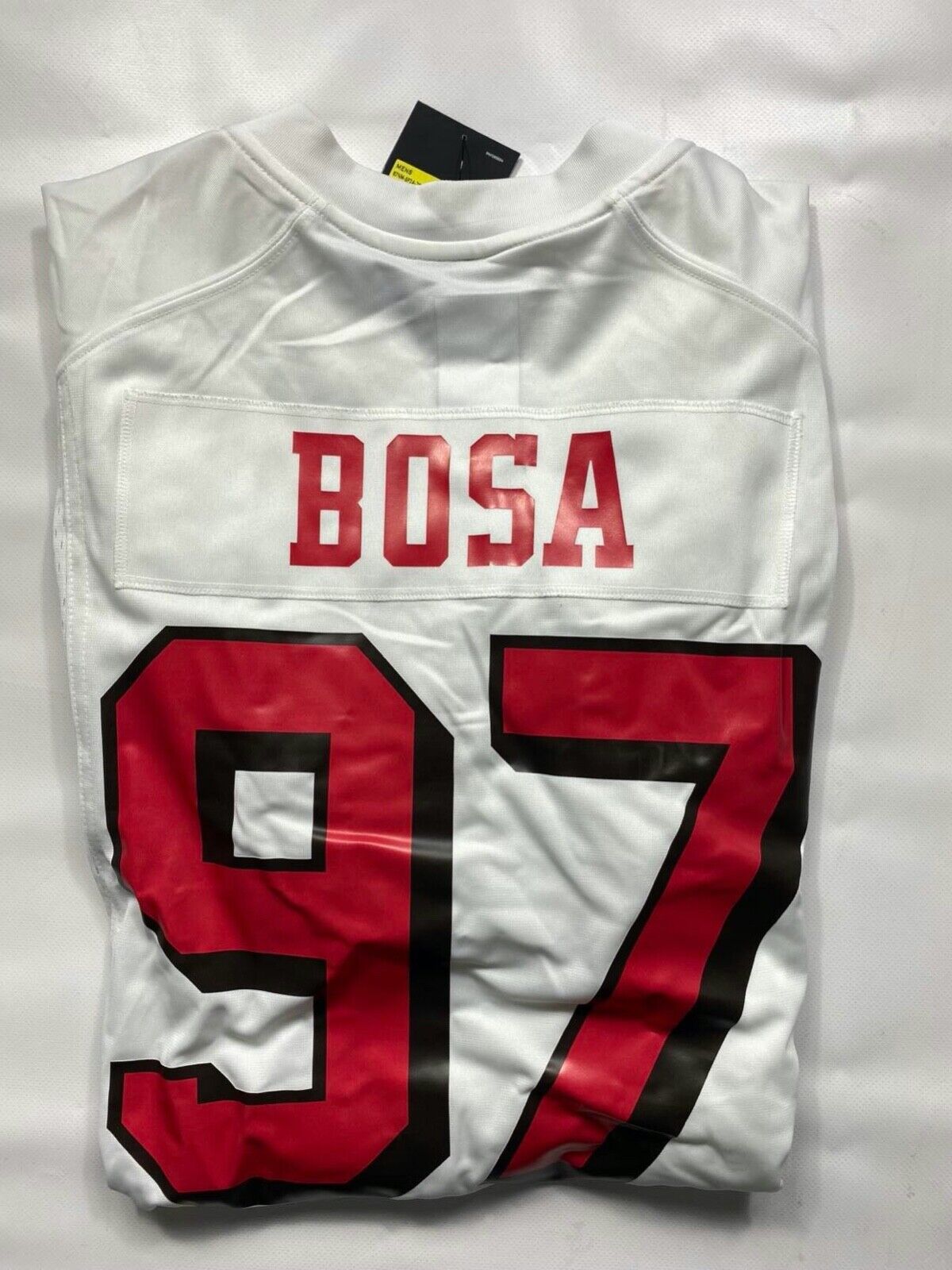 San Francisco 49ers #97 Nick Bosa Nike NFL Game Jersey - Mens Small - American Sports Jerseys