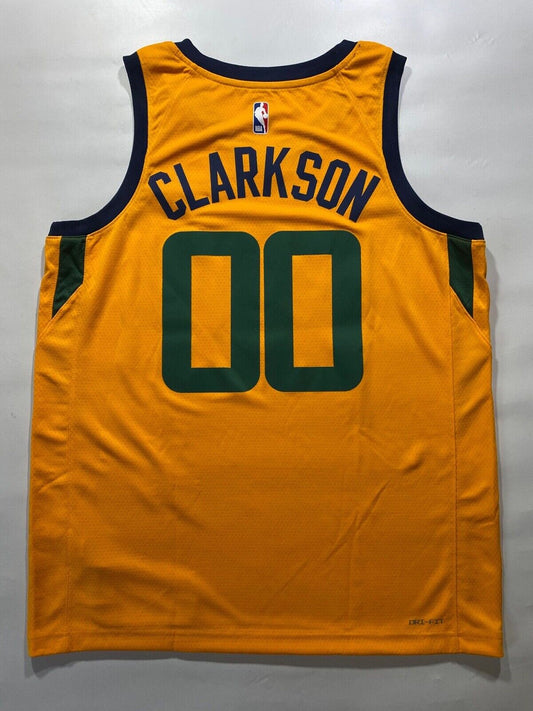 Utah Jazz #00 Jordan Clarkson Nike NBA Statement Jersey - Mens Medium