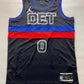 Detroit Pistons #0 Jalen Duran Nike NBA Statement Jersey - Mens Large