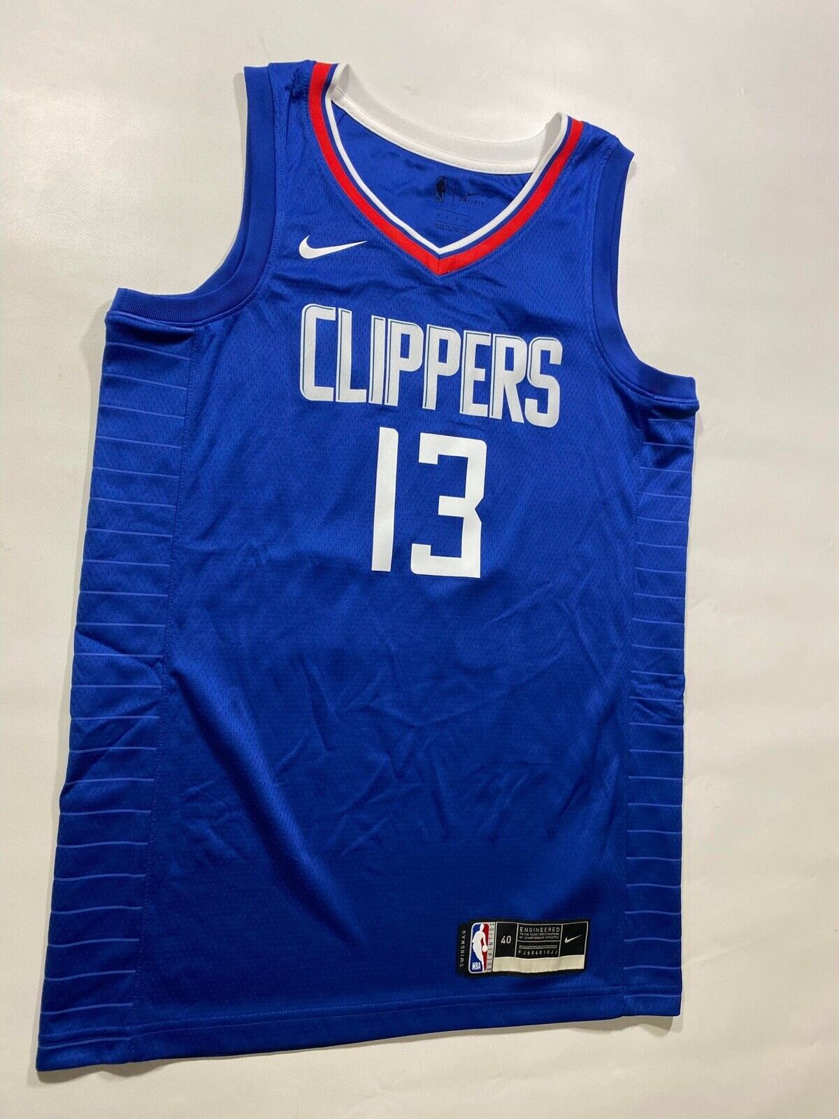 Los Angeles Clippers #13 Paul George Nike NBA Icon Jersey - Mens Small - American Sports Jerseys