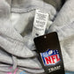 Miami Dolphins Mens Hoodie (Size M) NFL Logo Print Grey - New.