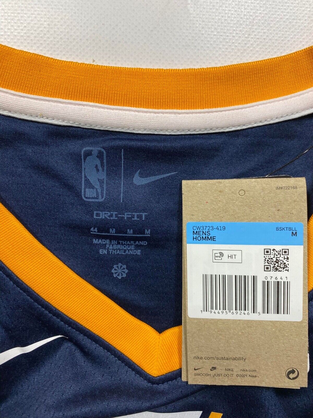 Utah Jazz Juan Toscano-Anderson #95 Nike Icon NBA Jersey - Men's Medium