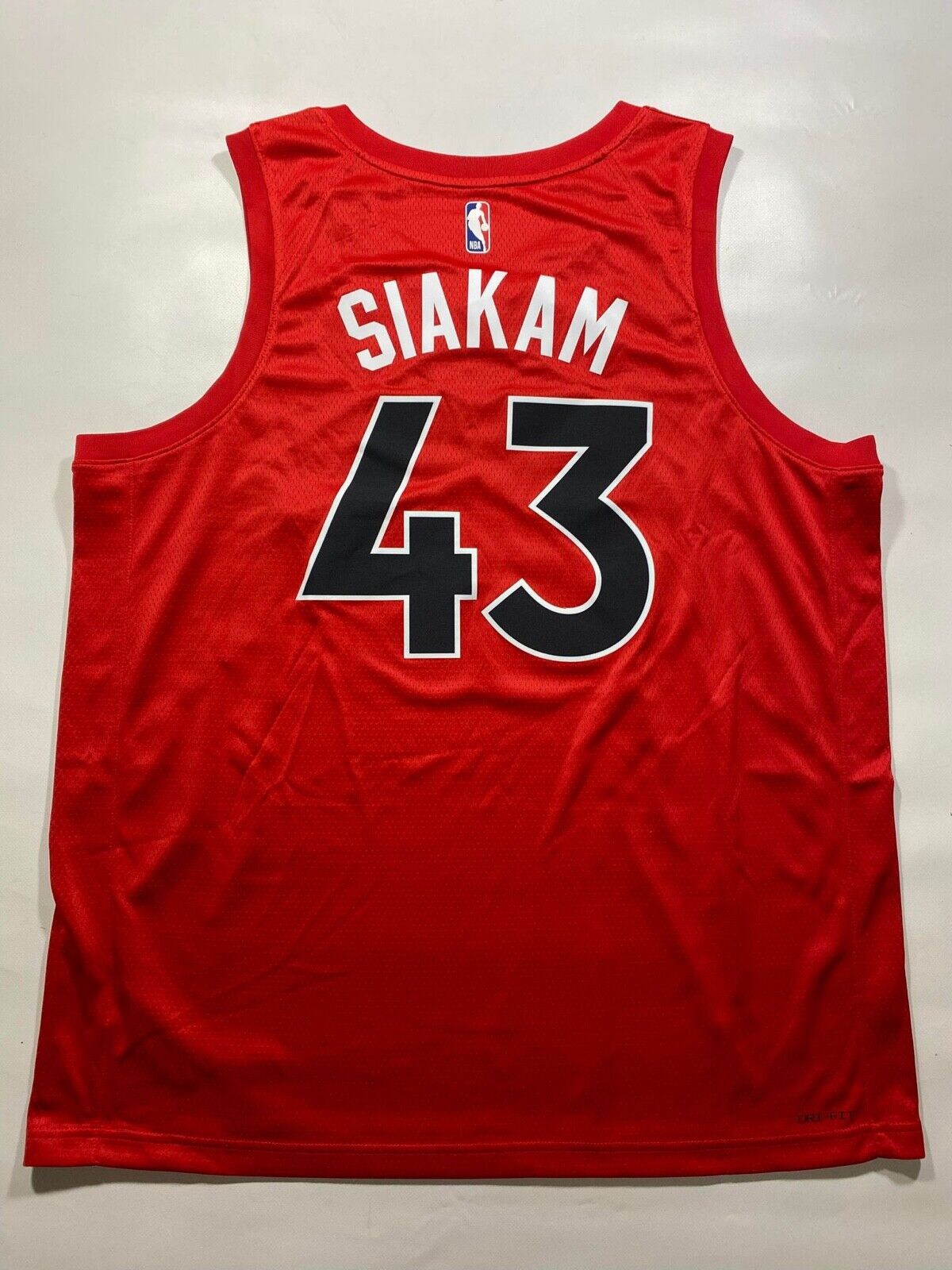 Toronto Raptors #43 Pascal Siakam Nike NBA Icon Jersey - Mens 2XL - American Sports Jerseys