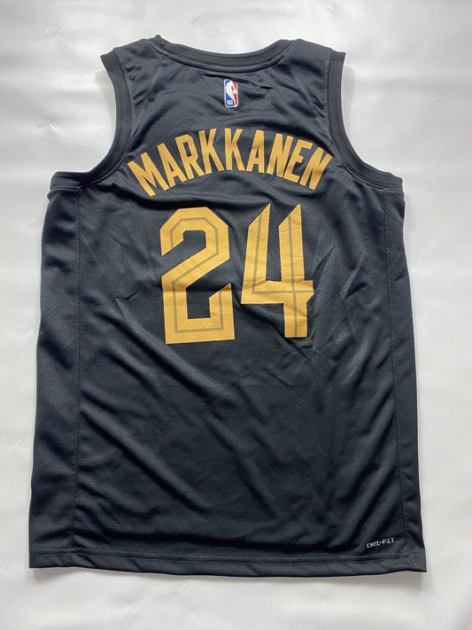 Cleveland Cavaliers #24 Lauri Markkanen Nike NBA Statement Jersey - Mens Large - American Sports Jerseys