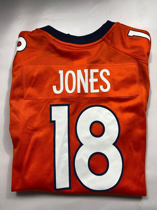 Denver Broncos #18 Dre'mont Jones Nike NFL Game Jersey - Mens Medium - American Sports Jerseys