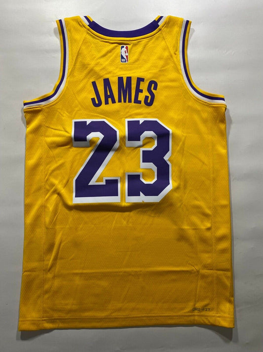 Los Angeles Lakers #23 LeBron James Nike NBA Icon Jersey - Mens Small