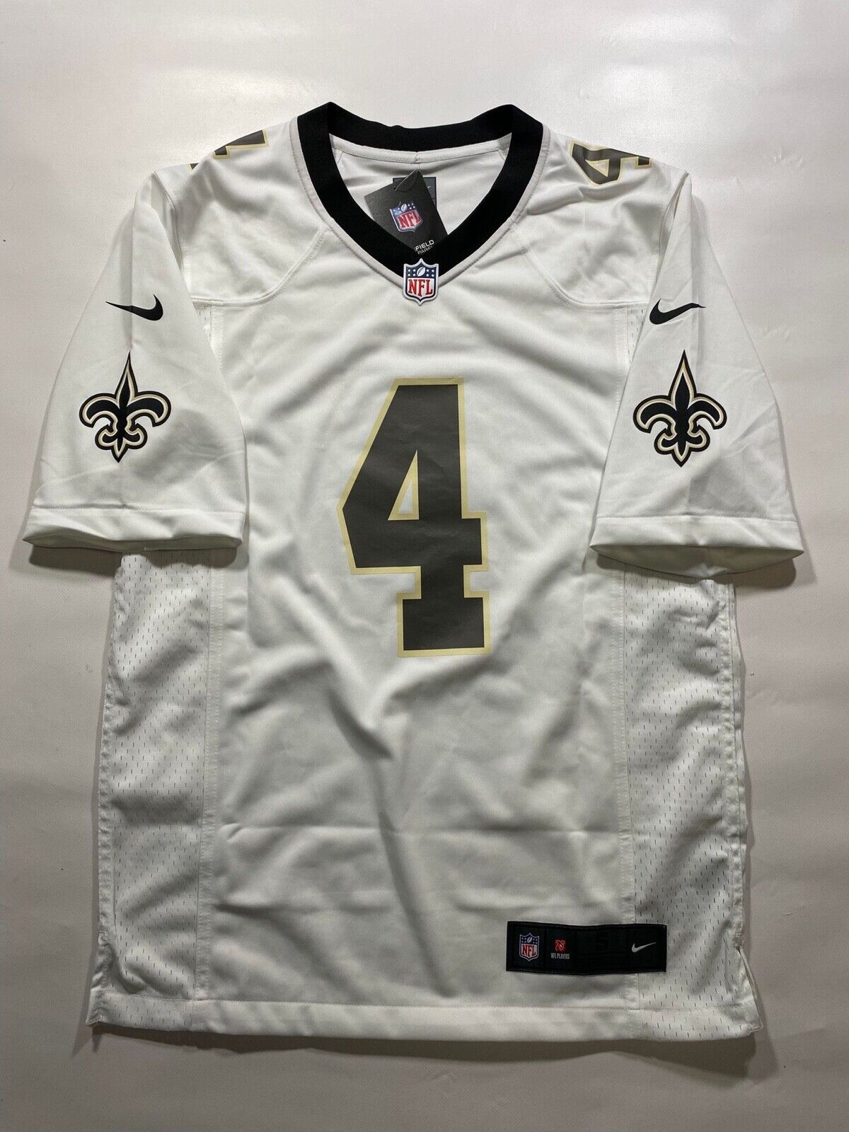 New Orleans Saints Road Nike NFL Game Jersey - Derek Carr #4 - Mens Small