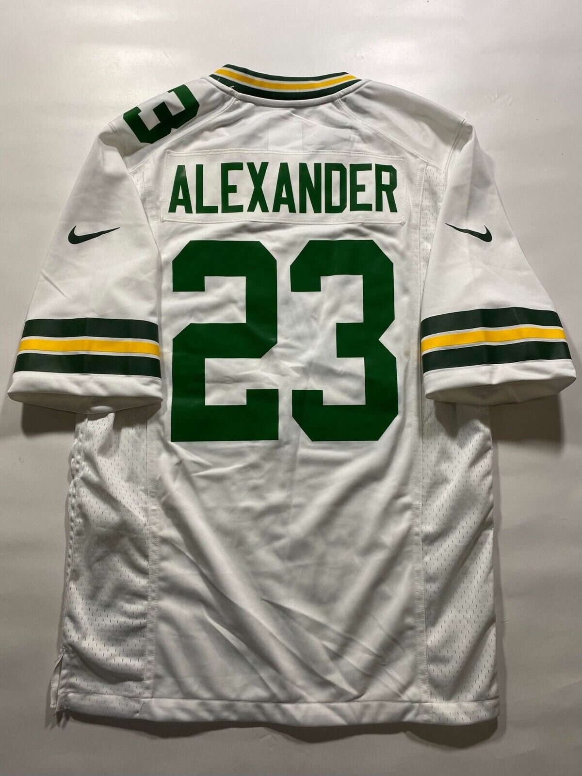 Green Bay Packers Road Nike NFL Game Jersey - Jaire Alexander #23 - Mens Small