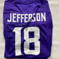 Minnesota Vikings #18 Justin Jefferson Nike NFL Game Jersey - Mens Small - American Sports Jerseys