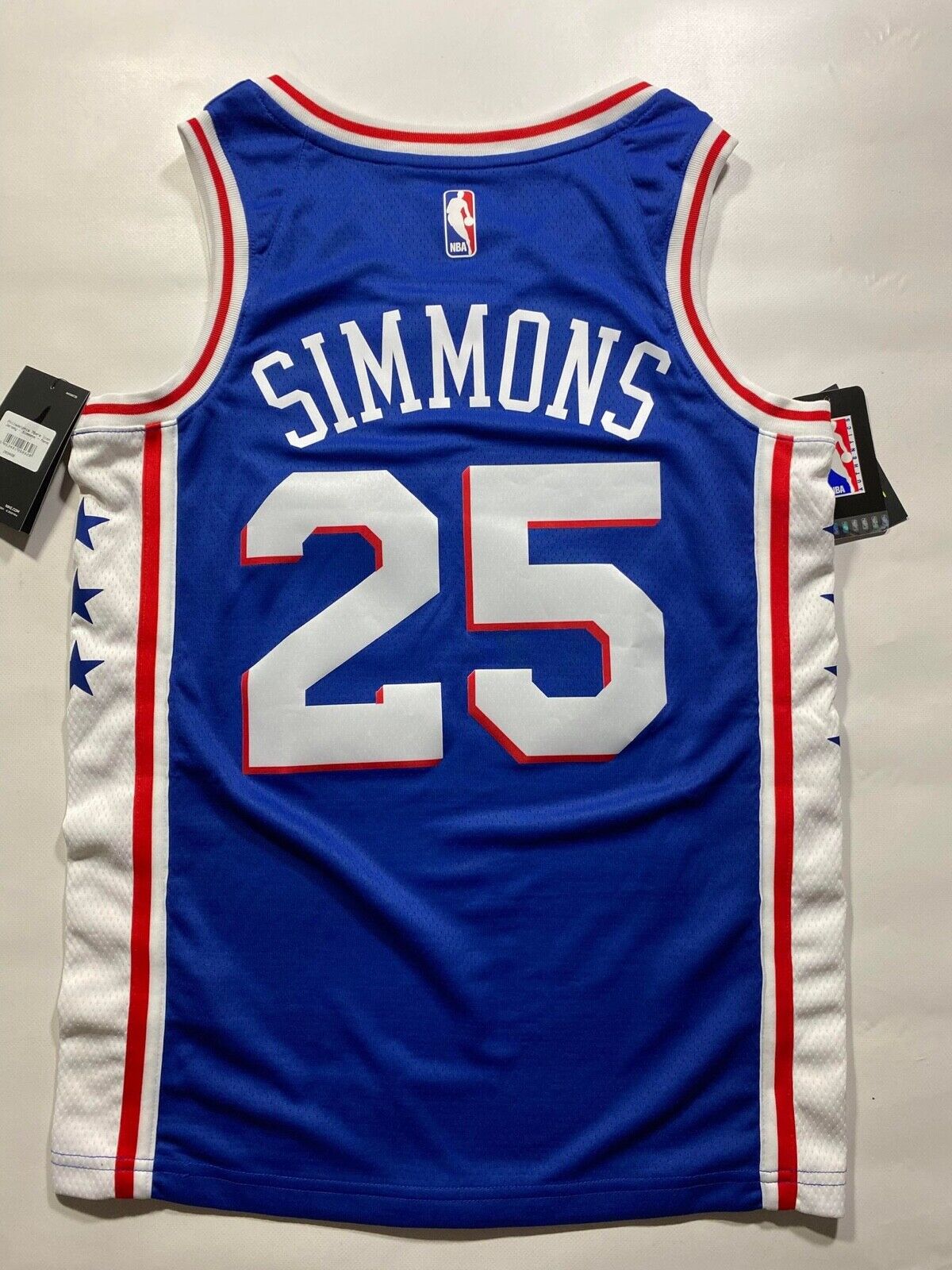 Philadelphia 76ers Nike NBA Icon Edition Jersey - Ben Simmons #25 - Mens Small