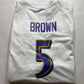 Baltimore Ravens #5 Marquise Brown Nike NFL Game Jersey - Mens 2XL - American Sports Jerseys