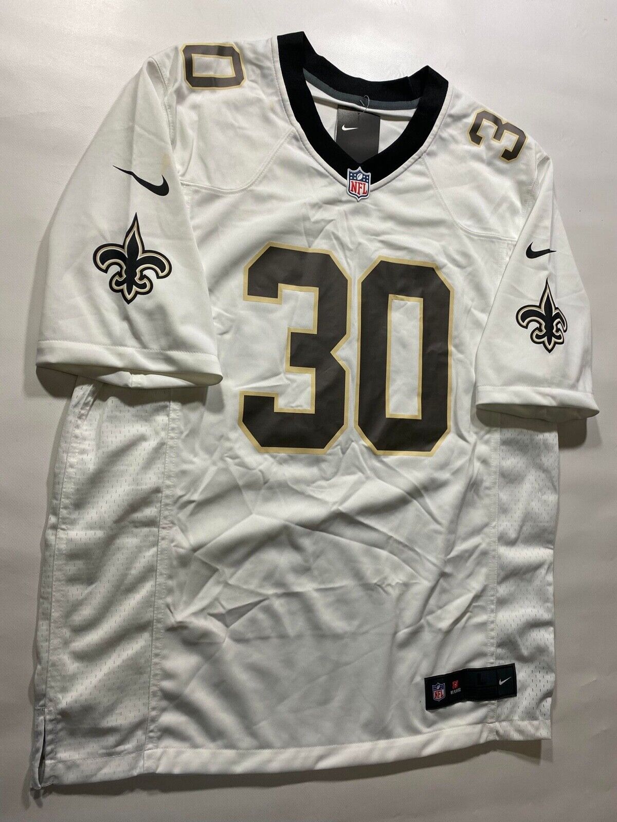 New Orleans Saints Road Nike NFL Game Jersey - Jamaal Williams #30 - Mens Large