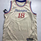 Philadelphia 76ers Nike Jersey Kids (XL) NBA City Edition Cream Milton #18.