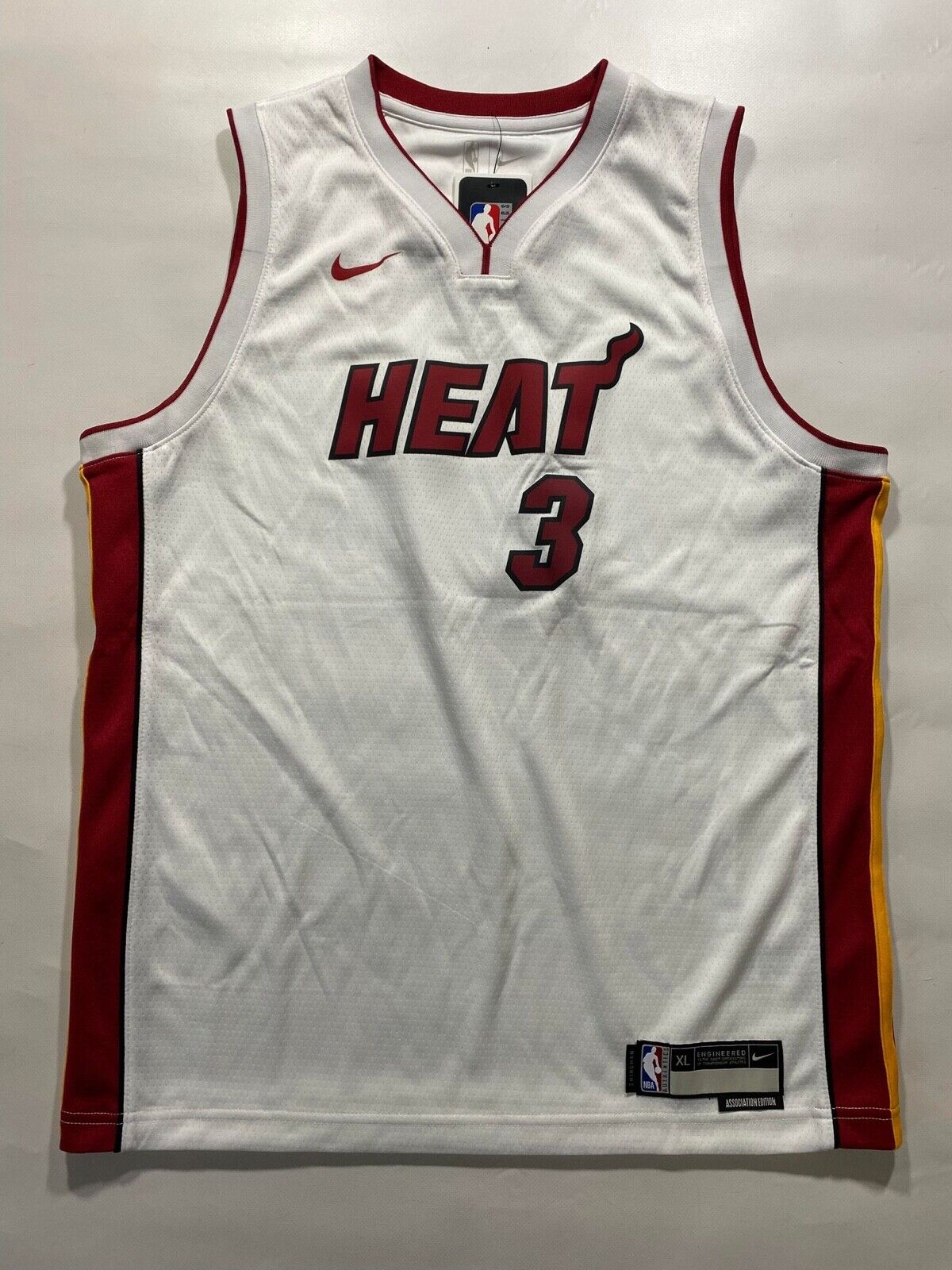 Miami Heat #3 Dwayne Wade Nike NBA Association Jersey - Youth XL