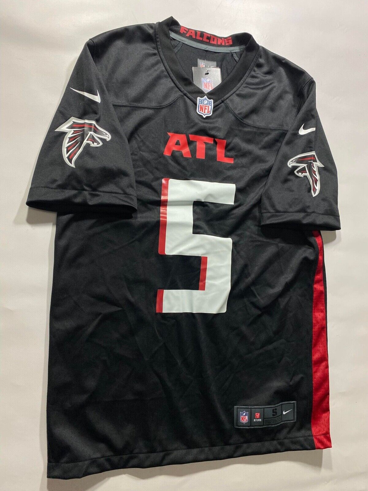 Atlanta Falcons Home Nike NFL Game Jersey - Drake London #5 - Mens Small