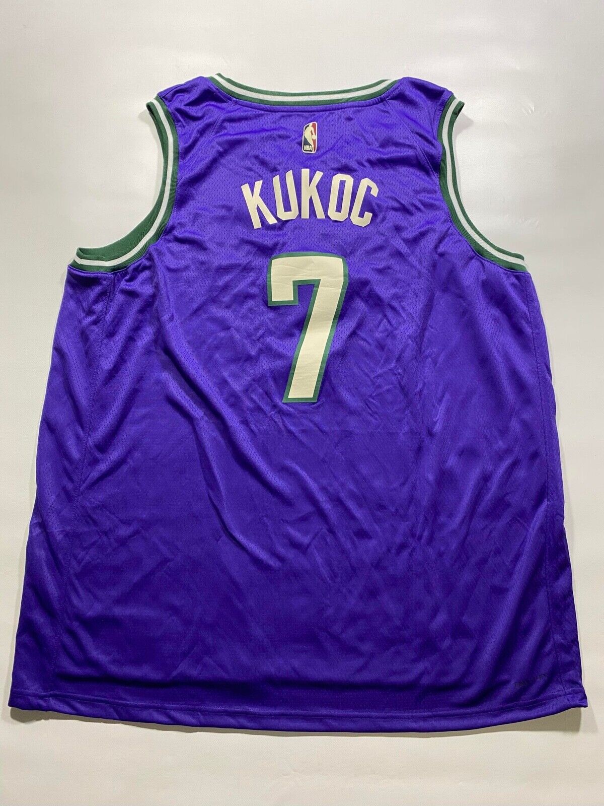 Milwaukee Bucks 7 Toni Kuko Nike NBA Classic Jersey Mens 3XL American Sports Jerseys