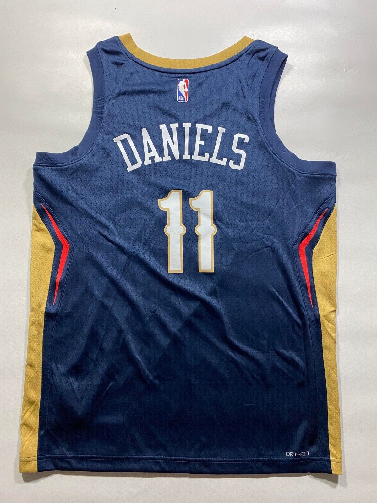 New Orleans Pelicans Nike NBA Icon Edition Jersey - Dyson Daniels #11 - Mens