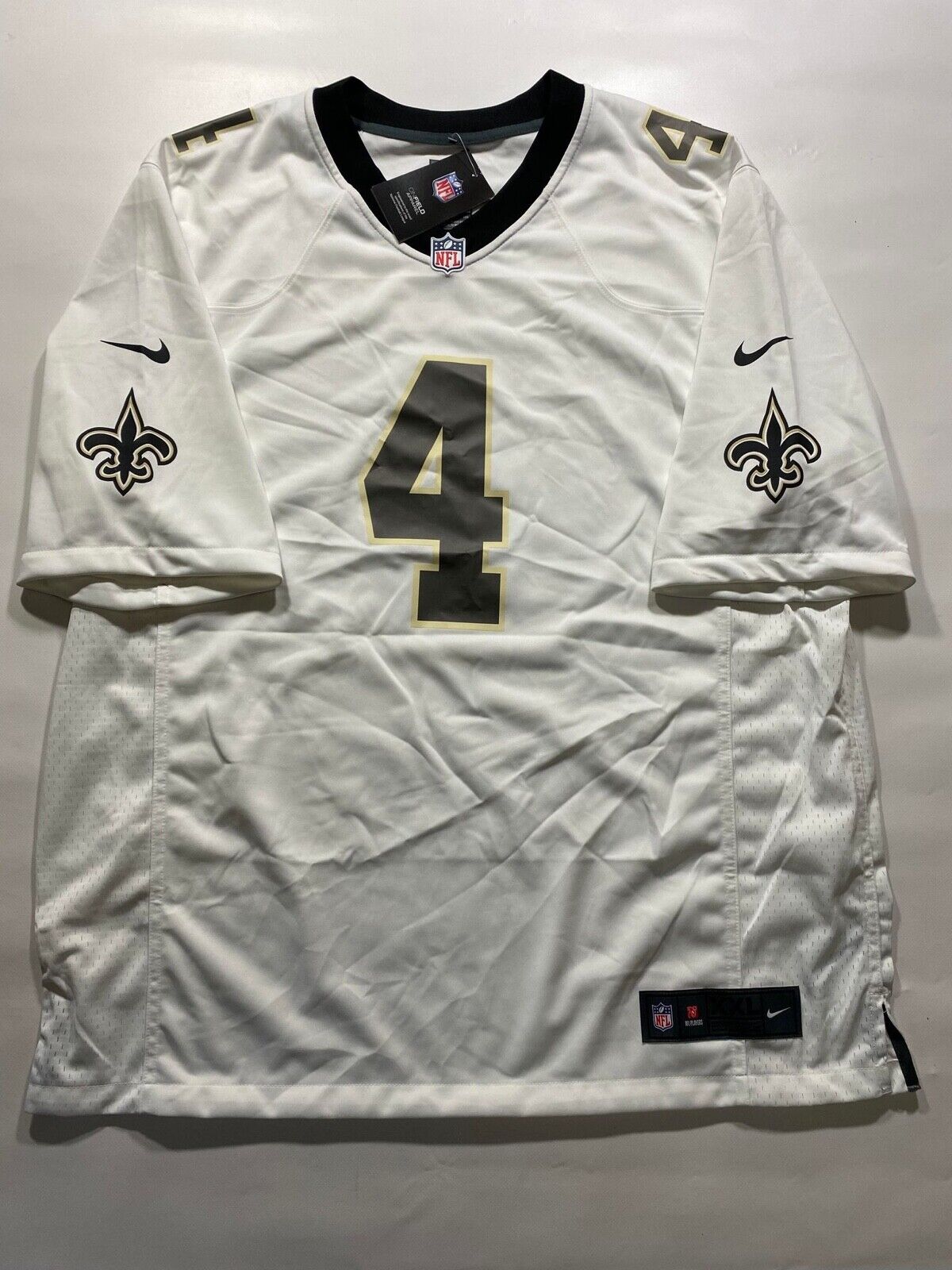 New Orleans Saints Road Nike NFL Game Jersey - Derek Carr #4 - Mens Large