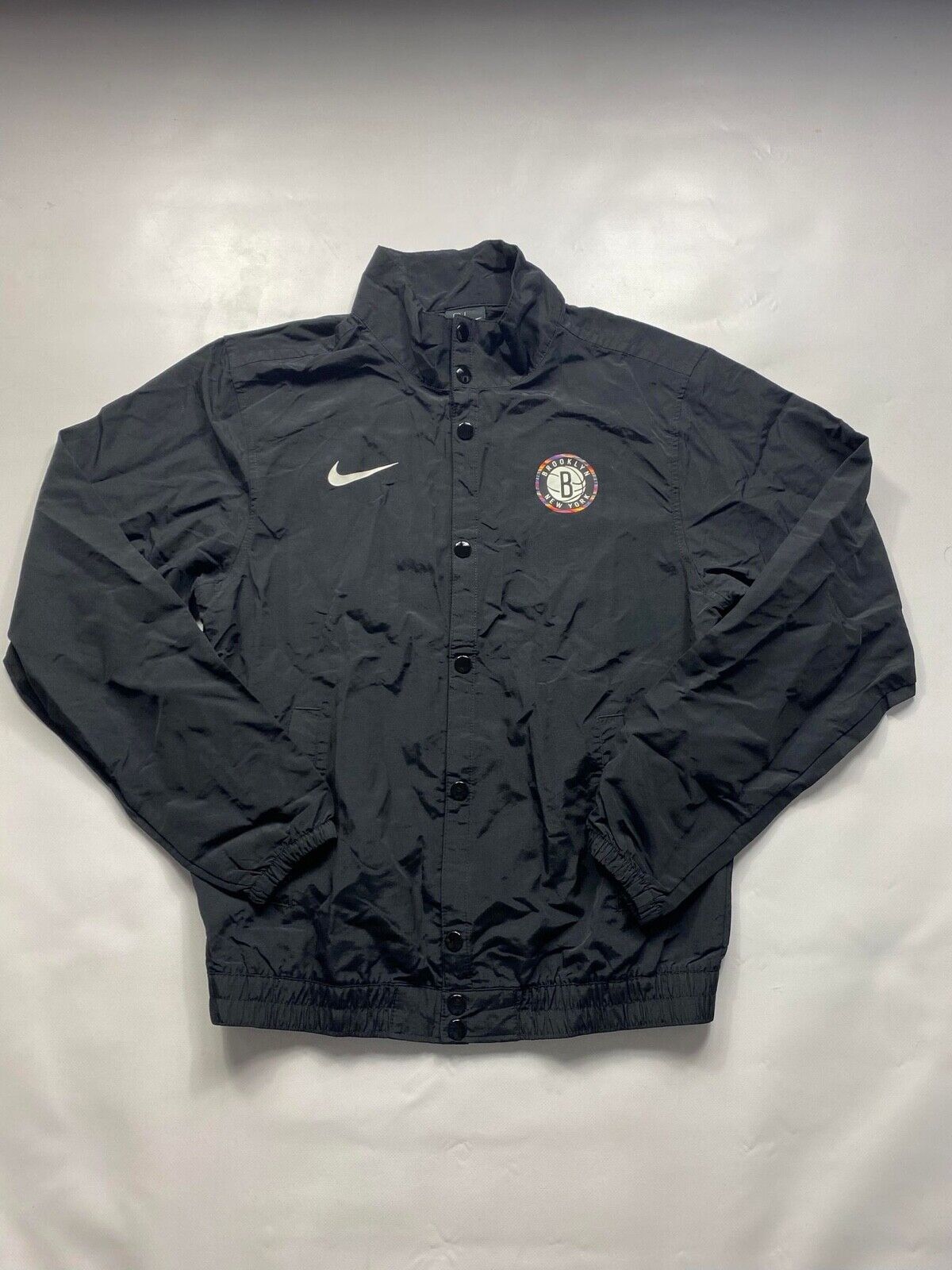 Brooklyn Nets Nike NBA City Jacket - Mens Small - American Sports Jerseys