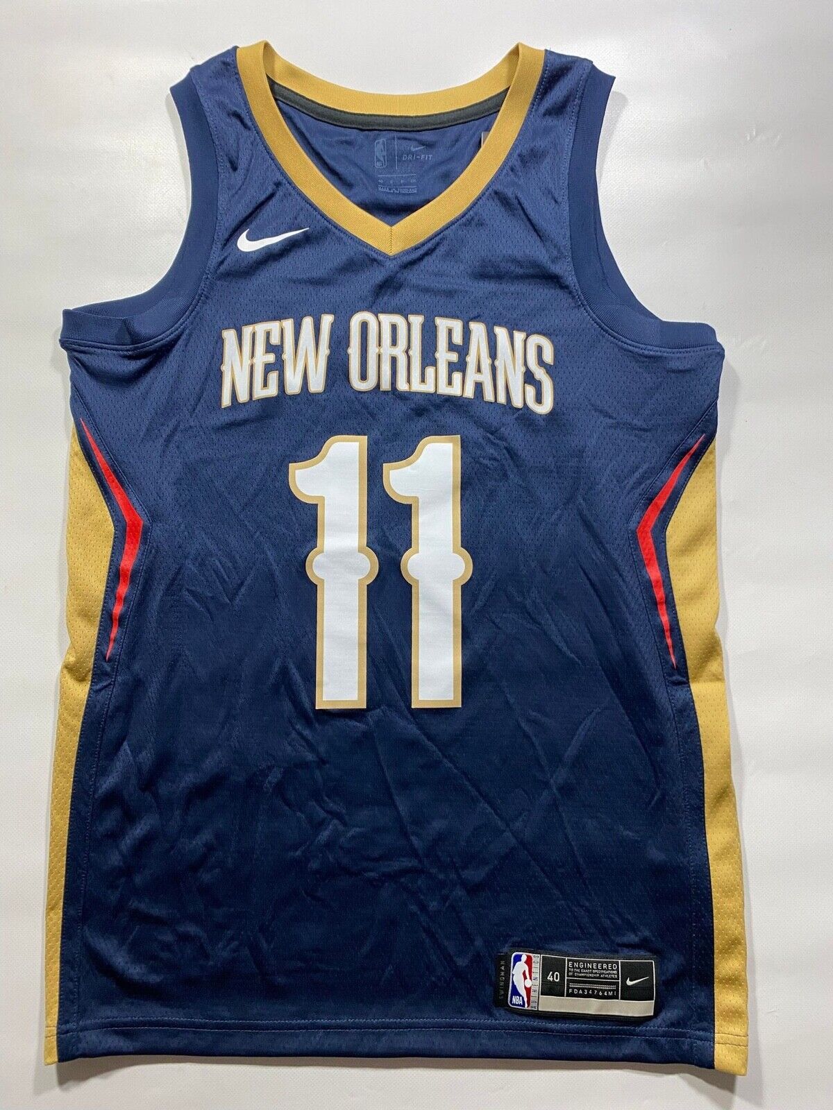 New Orleans Pelicans Nike NBA Icon Edition Jersey - Dyson Daniels #11 - Mens