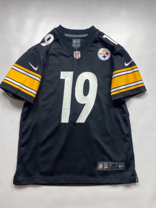 Pittsburgh Steelers #19 Ju Ju Smith-Schuster Nike NFL Game Jersey - Youth Medium - American Sports Jerseys