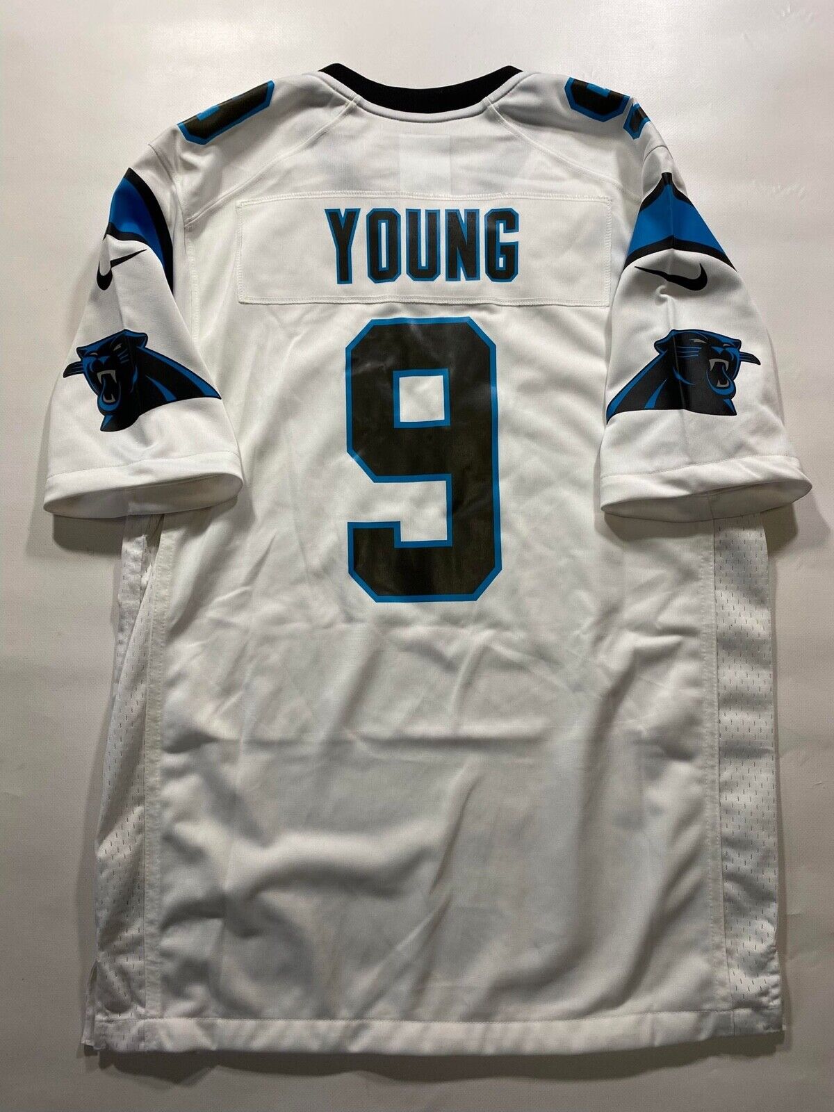 Carolina Panthers Road Nike NFL Game Jersey - Bryce Young #9 - Mens Small