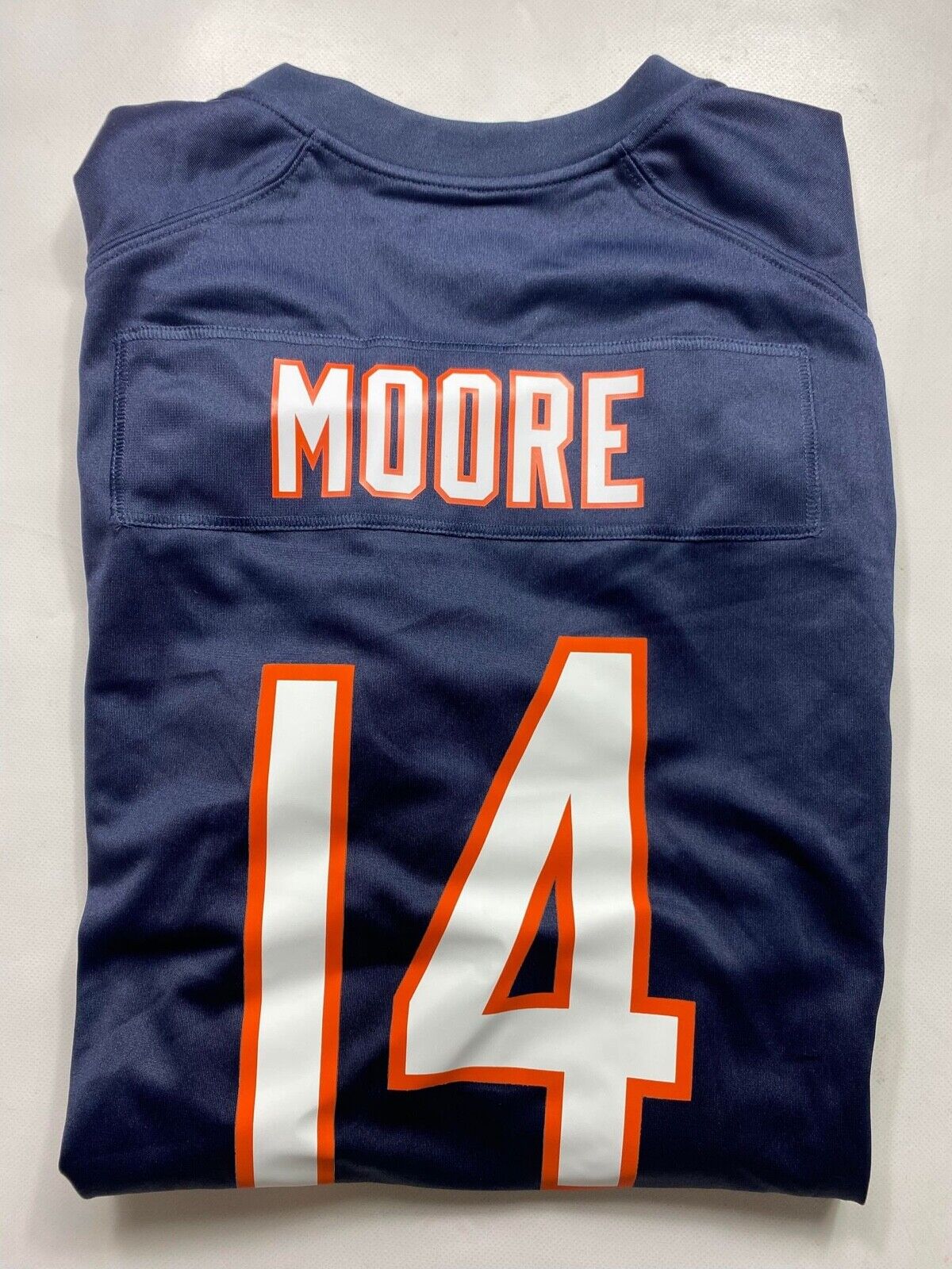 Chicago Bears #14 D.J. Moore Nike NFL Game Jersey - Mens Large - American Sports Jerseys