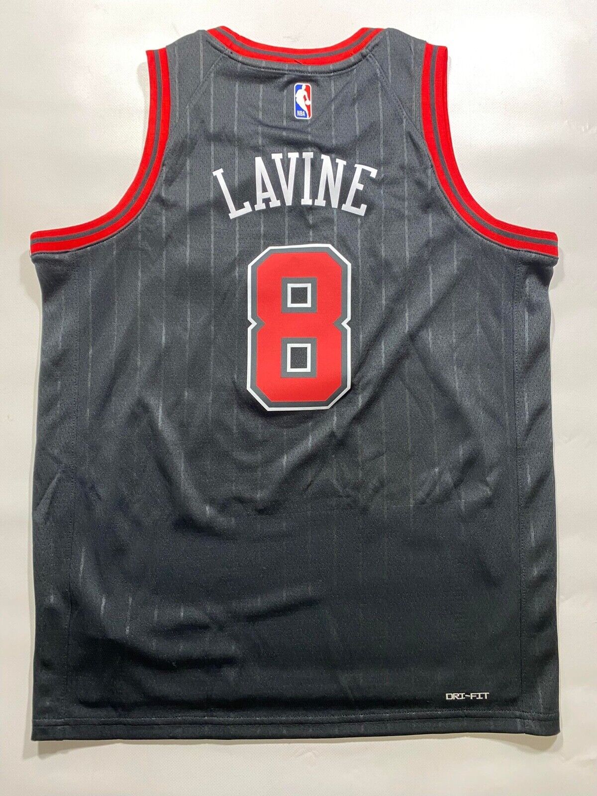 Chicago Bulls #8 Zach LaVine Nike Statement NBA Jersey - Youth Small - American Sports Jerseys