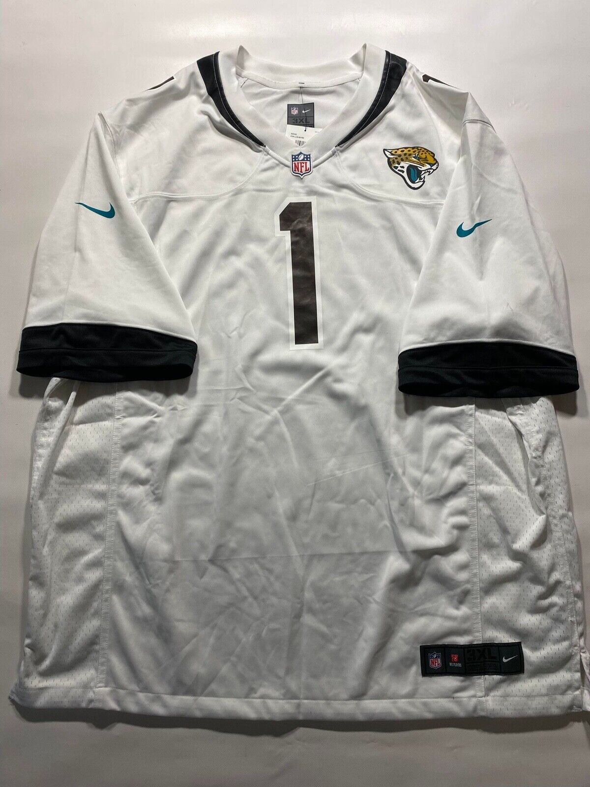 Jacksonville Jaguars #1 Travis Etienne Jr Nike NFL Game Jersey - Mens 3XL - American Sports Jerseys