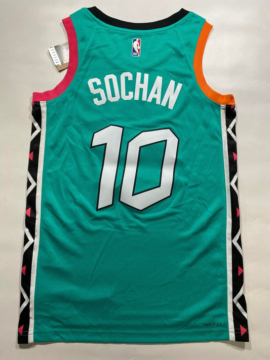 San Antonio Spurs #10 Jeremy Sochan Nike NBA City Jersey - Mens Small - American Sports Jerseys