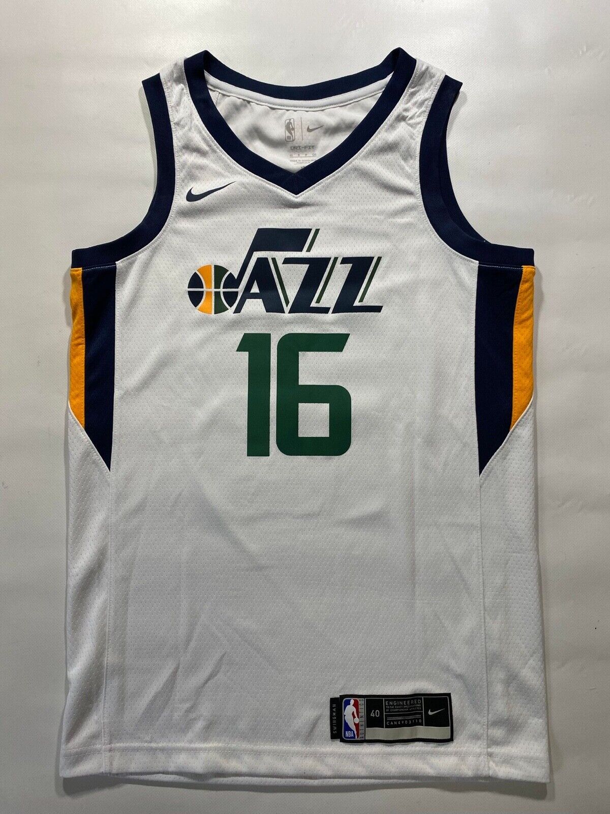 Utah Jazz #16 Simone Fontecchio Nike NBA Association Jersey - Mens Small